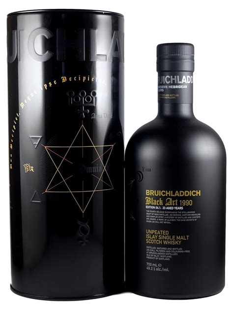 bruichladdich black art whisky.